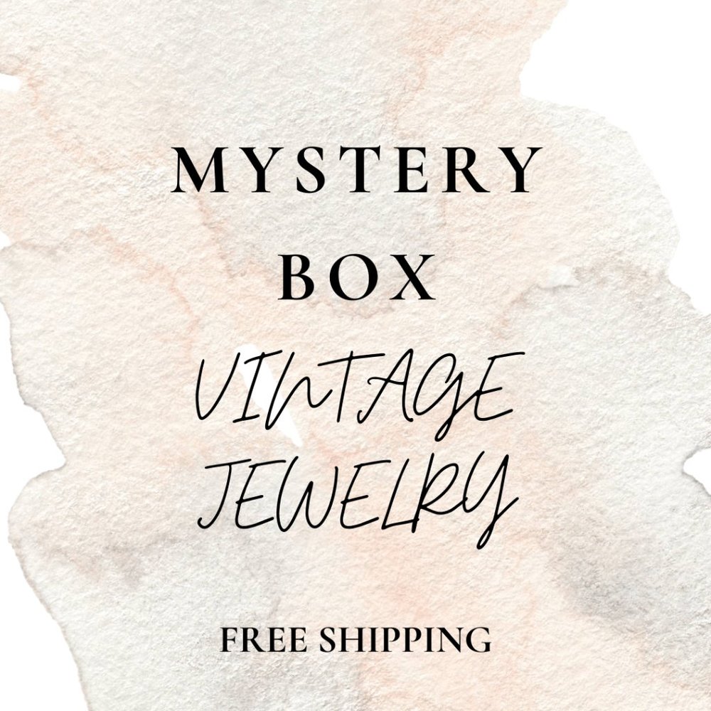 Mystery Box Vintage Jewelry 15 pieces - necklaces, some with matching earrings